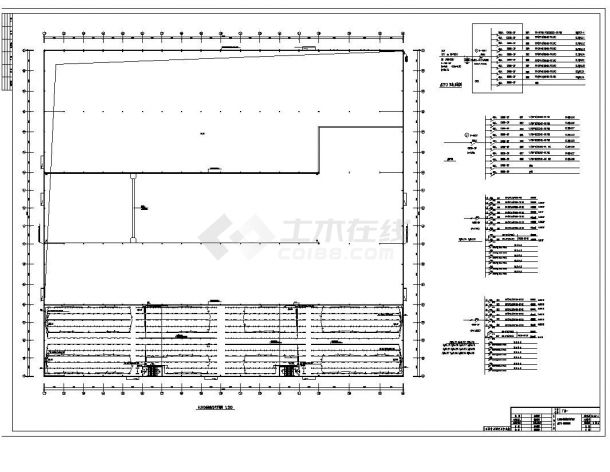 某市工厂房电气结构布置CAD参考详图-图二