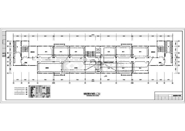 某8279㎡六层框架结构中学教学楼电气施工图(CAD，13张图纸)-图二