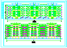 [北京]多层住宅楼建筑设计平立面cad设计图纸-图二