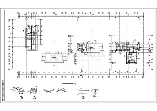 宁波市微山花园小区6+1层框架结构住宅楼全套建筑设计CAD图纸-图一