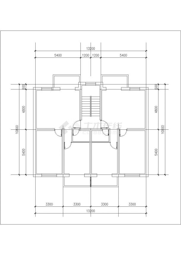 聊城市兴欣花苑小区经典实用的平面户型设计CAD图纸（共14张）-图一