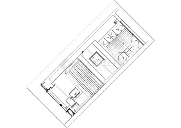 邱德光－上海礼顿国际公寓B1 C1 F1 G1型样板间室内装修设计cad施工图-图二