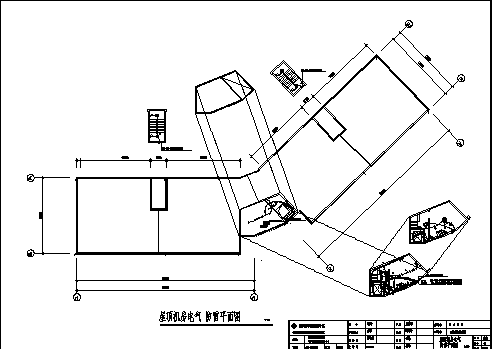 某西南医院综合楼电气系统设计施工cad图纸_图1