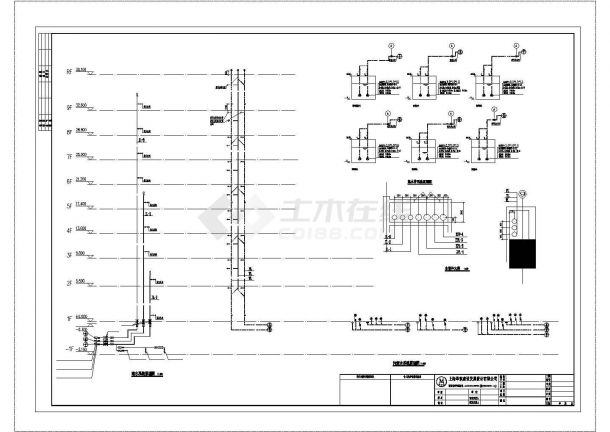 上海某研发大楼给排水施工设计图纸（室内给水排水、室内消防等管道系统）-图二