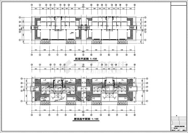 [安徽]六层高档小区商住楼给排水施工图（跃层 太阳能热水系统）-图一