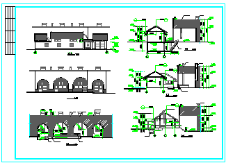 [农村]小康生活某住宅楼建筑设计全套cad施工图-图一