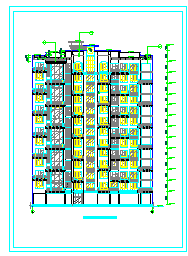 13层1梯3户住宅楼建筑施工设计图 含详图-图一