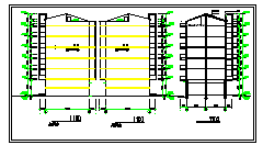 六层安置楼二单元1968平米对称户型建筑设计施工图含结构电气图(长宽取自“基础平面“的长宽)-图二