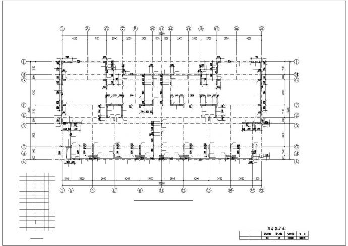11层一梯四户 住宅安置房设计--结构_图1