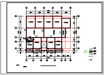 某地7层住宅楼建筑结构cad施工图(底层为车库)-图二