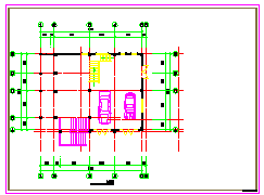 某地错层别墅建筑结构cad施工设计图纸_图1