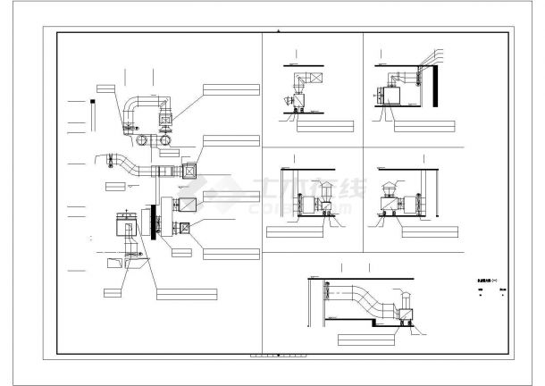 [江西]超高层办公楼空调防排烟及人防工程施工图（系统图多 详图多）-图二