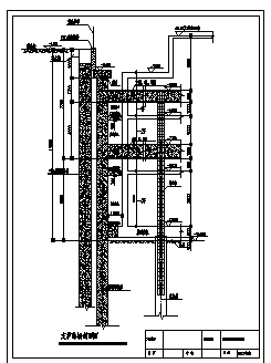 某深基坑土方开挖顺序工序施工cad图_基坑土方开挖顺序施工-图一