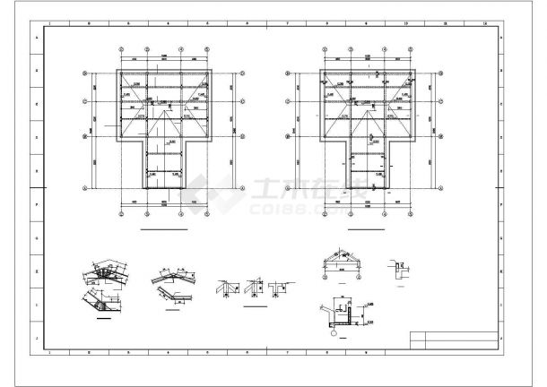 某三层别墅图纸，建筑+结构+pk模型全-图一