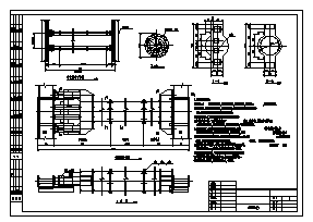 某深基坑支撑体系节点设计cad图_深基坑支撑体设计-图二