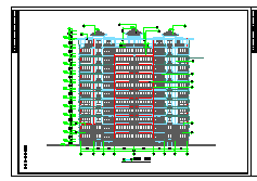 某地高层住宅建筑单体设计CAD图-图一