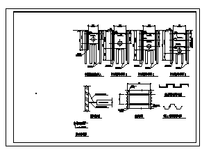某市政管道单管及联合管槽钢板桩基坑支护大样设计cad图_管道单管及联合管槽钢板桩施工_图1