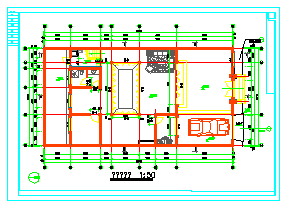 北京某经典四合院全套建筑CAD设计施工含效果图纸-图二