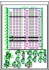 北京某地高层写字楼建筑cad施工设计图-图二