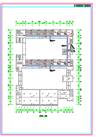 [江苏]17090平方米五层中学教学楼电气全套施工图(CAD，40张图纸)_图1