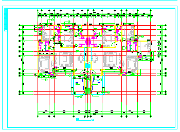 某地单体花园洋房建筑CAD施工设计图纸-图一