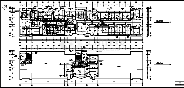 某县级市医院综合楼电气系统设计全套施工cad图纸-图一