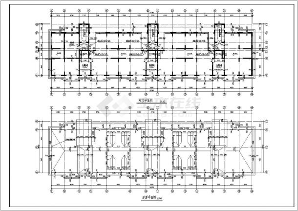 昊天建筑锦绣花园某短肢剪力墙小高层住宅设计装修CAD图纸-图一