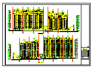 高层商住楼建筑施工设计CAD方案图纸_图1