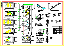 某地多层住宅楼建筑结构全套CAD施工设计图纸-图一