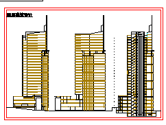 某地区高层高层综合楼建筑cad设计施工图-图二