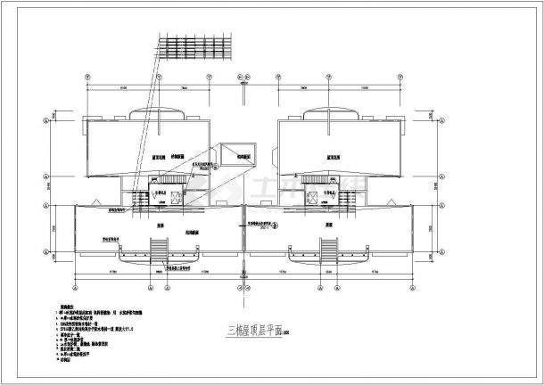 吉林省通化市市区某高层小区住宅施工设计CAD图纸-图一