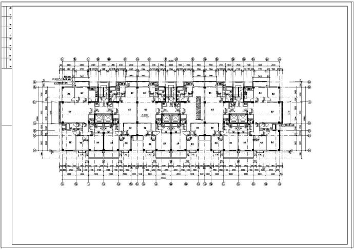 江西省瑞金市某高档小区全套装修设计CAD图纸_图1