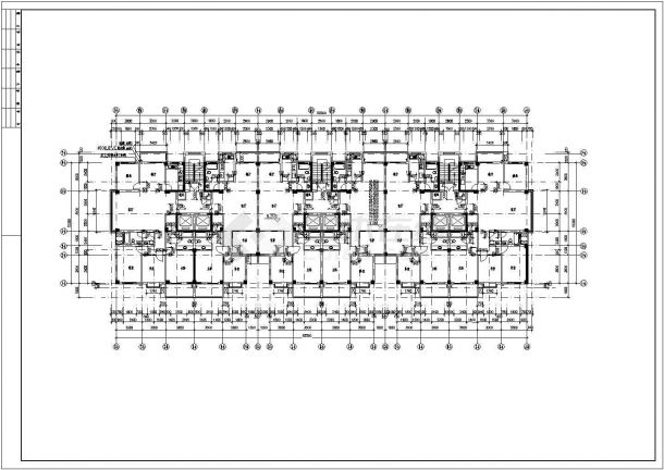 江西省瑞金市某高档小区全套装修设计CAD图纸-图二