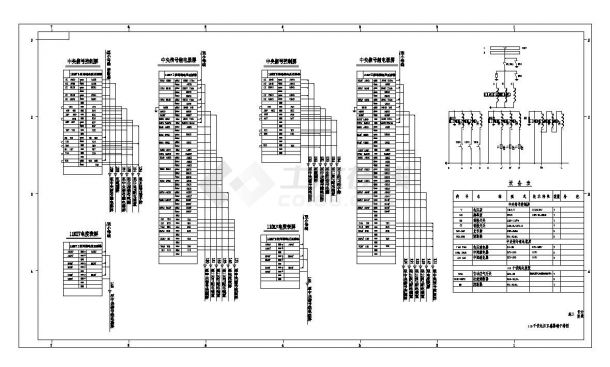 经典的110KVPT接线全图及端子排图-图二