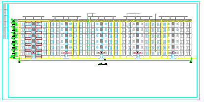 某地六层住宅楼建筑设计CAD施工图-图一