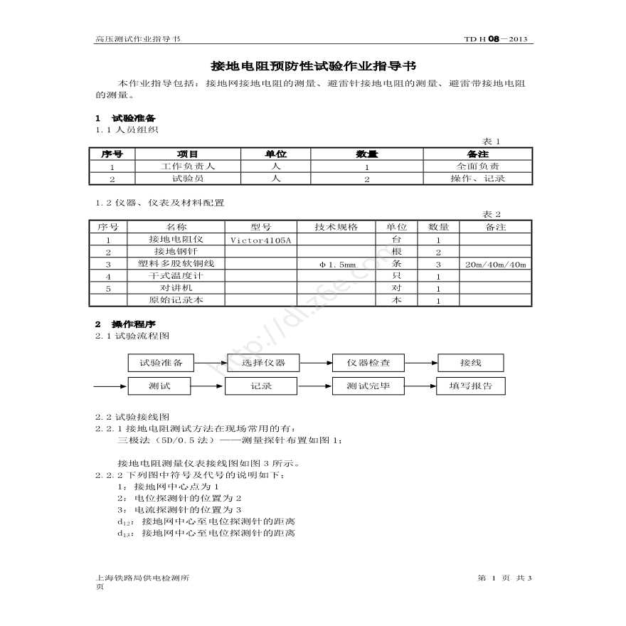 8-接地电阻预防性试验