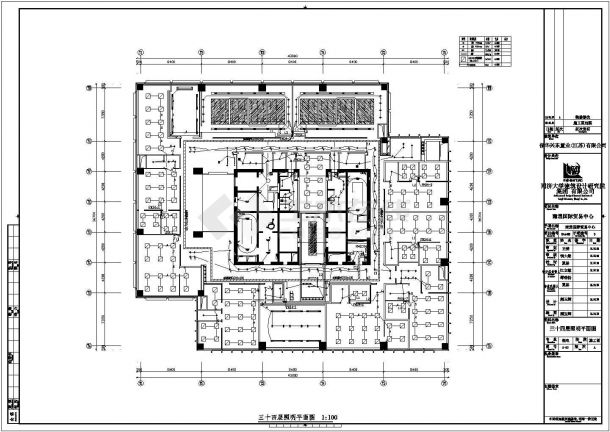 南通国际贸易中心精装修详细建筑施工图-图二