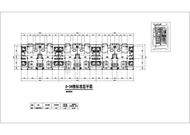 南方九层住宅楼大户型平面设计cad图纸，共14张-图二