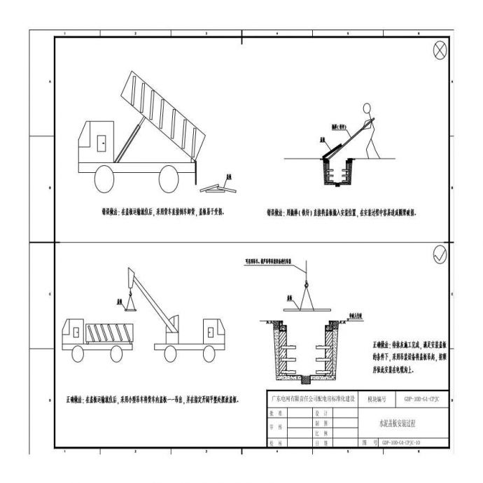 GDP-10D-G4-CPJC-10水泥盖板安装过程_图1