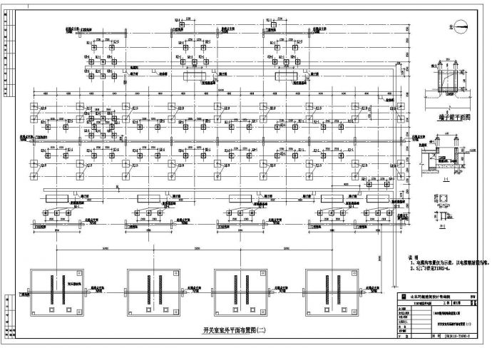 电气设计_110kv变电所典型设计CAD图纸_图1