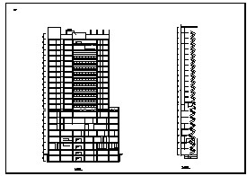 北京某四星级酒店综合楼建筑设计施工cad图纸-图二
