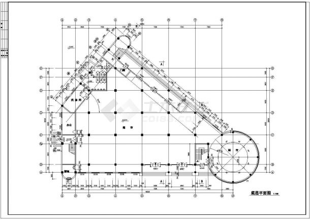 3748平米住宅建筑设计施工图-图二