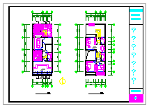 农村两层独栋别墅建筑设计CAD施工图纸-图二