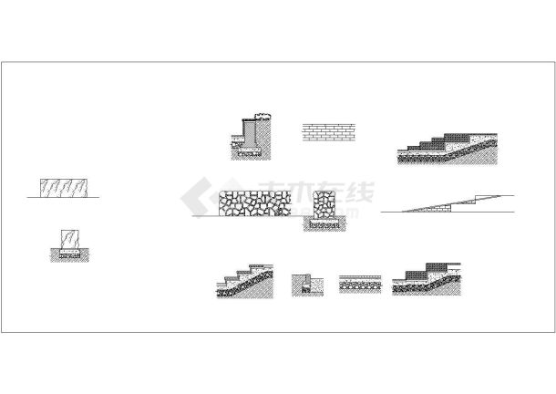 景观绿道提升工程设计图纸 小品--土建-图二