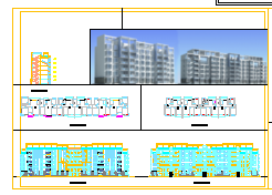 某地住宅楼建筑设计方案施工图带效果图-图一
