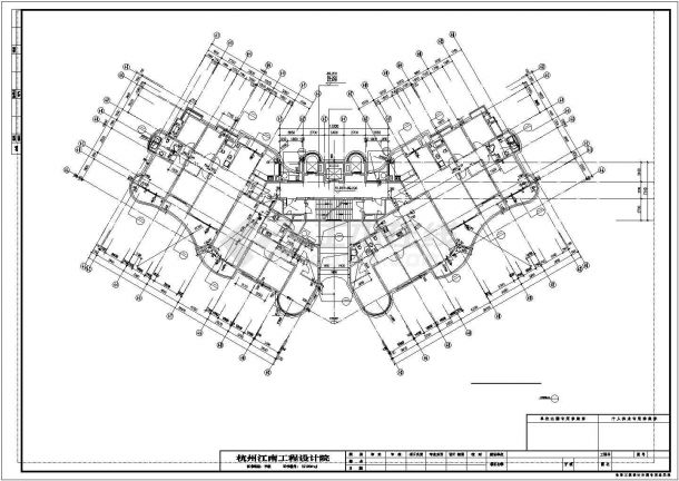 高层户式中央空调设计CAD图纸-图二