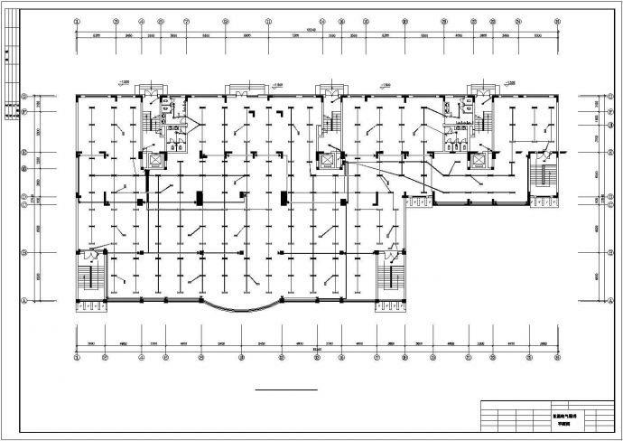 高层商住楼强弱电设计CAD图纸_图1