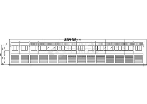 汾阳市某国企家属院920平米2层砖混结构住宅楼建筑设计CAD图纸-图一
