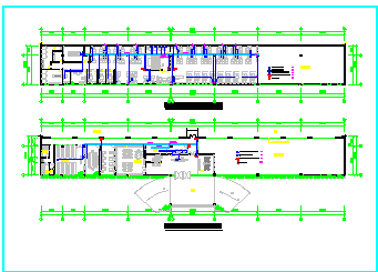某公司办公大楼全套网络线路设计cad图纸_图1