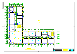 [杭州]某六层办公楼建筑cad方案设计图-图二